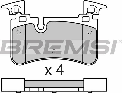 Bremsi BP3676 - Komplet Pločica, disk-kočnica www.molydon.hr