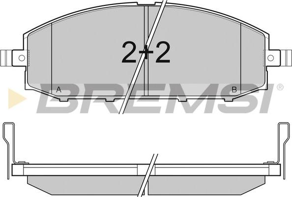 Bremsi BP3007 - Komplet Pločica, disk-kočnica www.molydon.hr