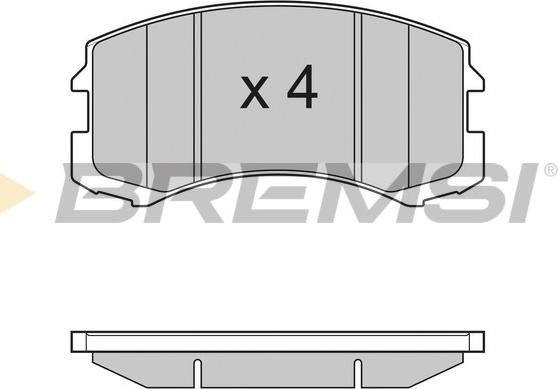 Bremsi BP3192 - Komplet Pločica, disk-kočnica www.molydon.hr