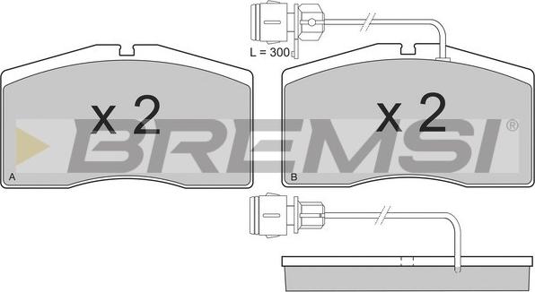 Bremsi BP3152 - Komplet Pločica, disk-kočnica www.molydon.hr