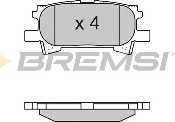 Bremsi BP3169 - Komplet Pločica, disk-kočnica www.molydon.hr