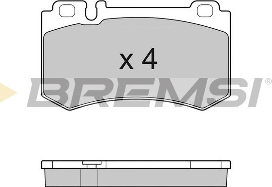 Bremsi BP3164 - Komplet Pločica, disk-kočnica www.molydon.hr