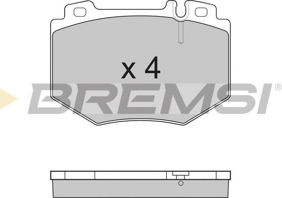 Bremsi BP3166 - Komplet Pločica, disk-kočnica www.molydon.hr