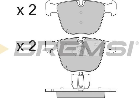 Bremsi BP3115 - Komplet Pločica, disk-kočnica www.molydon.hr