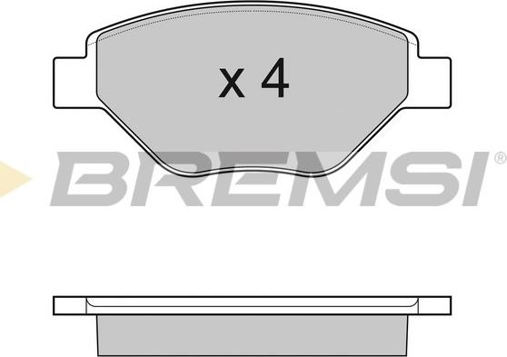 Bremsi BP3113 - Komplet Pločica, disk-kočnica www.molydon.hr