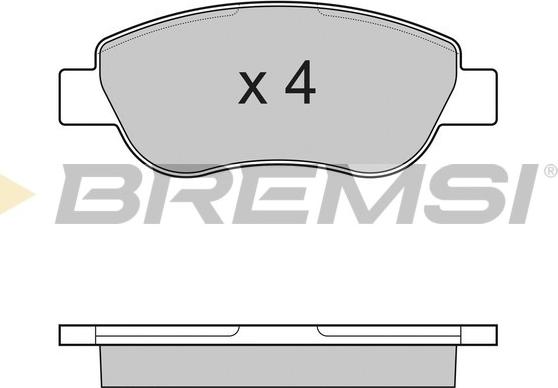 Bremsi BP3186 - Komplet Pločica, disk-kočnica www.molydon.hr