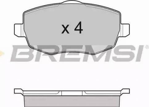 Bremsi BP3123 - Komplet Pločica, disk-kočnica www.molydon.hr