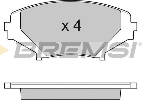 Bremsi BP3170 - Komplet Pločica, disk-kočnica www.molydon.hr