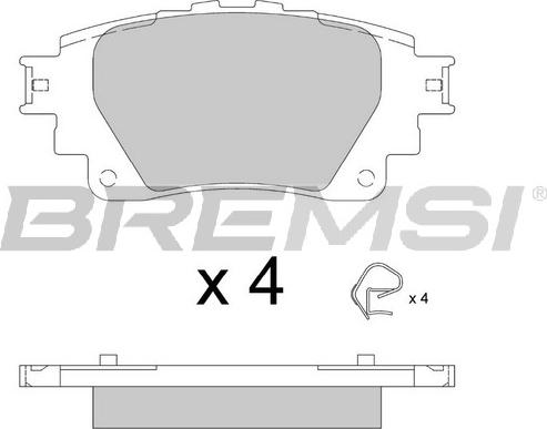 Bremsi BP3899 - Komplet Pločica, disk-kočnica www.molydon.hr