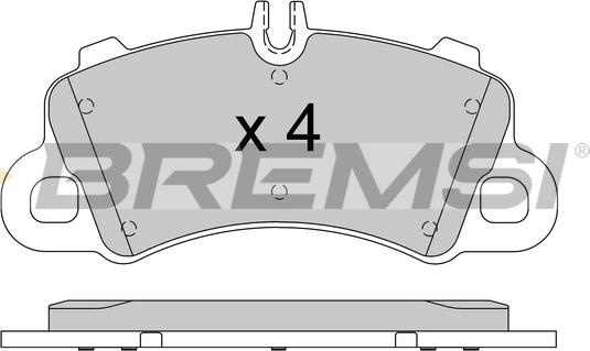 Bremsi BP3866 - Komplet Pločica, disk-kočnica www.molydon.hr