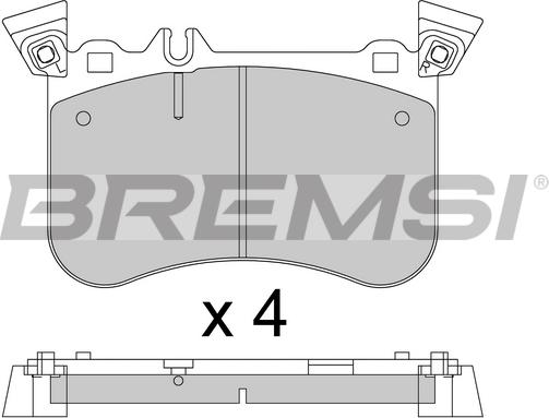 Bremsi BP3802 - Komplet Pločica, disk-kočnica www.molydon.hr