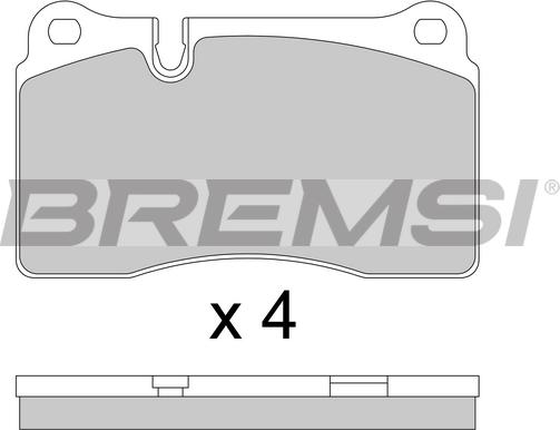 Bremsi BP3815 - Komplet Pločica, disk-kočnica www.molydon.hr