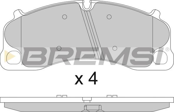 Bremsi BP3810 - Komplet Pločica, disk-kočnica www.molydon.hr