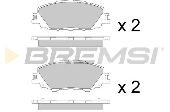 Bremsi BP3880 - Komplet Pločica, disk-kočnica www.molydon.hr