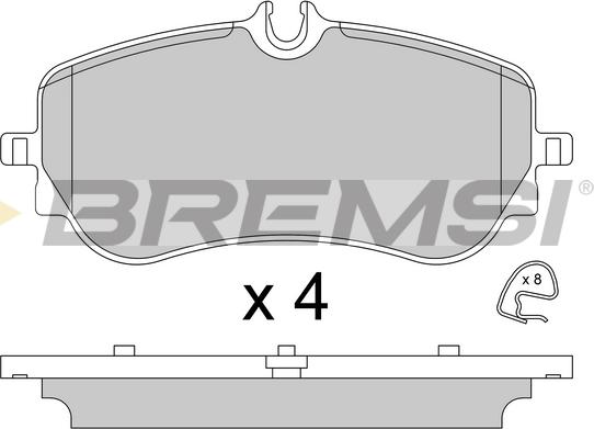 Bremsi BP3836 - Komplet Pločica, disk-kočnica www.molydon.hr