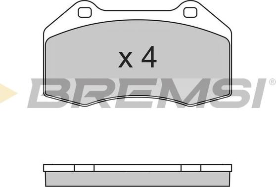 Bremsi BP3355 - Komplet Pločica, disk-kočnica www.molydon.hr