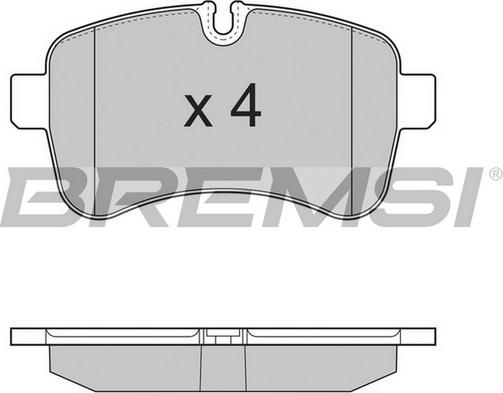 Bremsi BP3315TR - Komplet Pločica, disk-kočnica www.molydon.hr