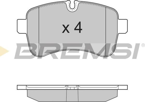 Bremsi BP3315 - Komplet Pločica, disk-kočnica www.molydon.hr