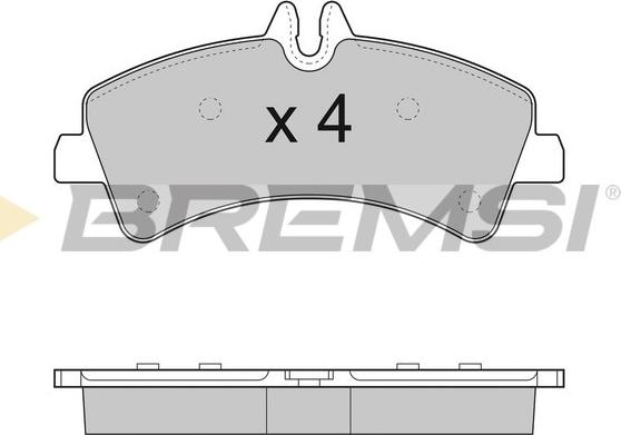 Bremsi BP3291 - Komplet Pločica, disk-kočnica www.molydon.hr