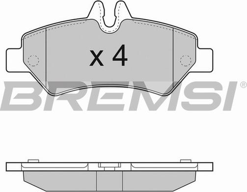 Bremsi BP3293TR - Komplet Pločica, disk-kočnica www.molydon.hr