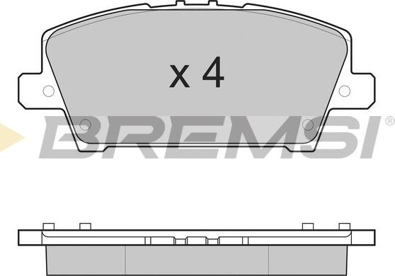 Bremsi BP3245 - Komplet Pločica, disk-kočnica www.molydon.hr