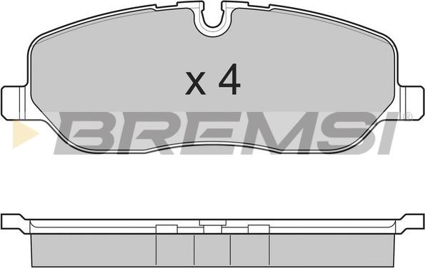 Bremsi BP3206 - Komplet Pločica, disk-kočnica www.molydon.hr