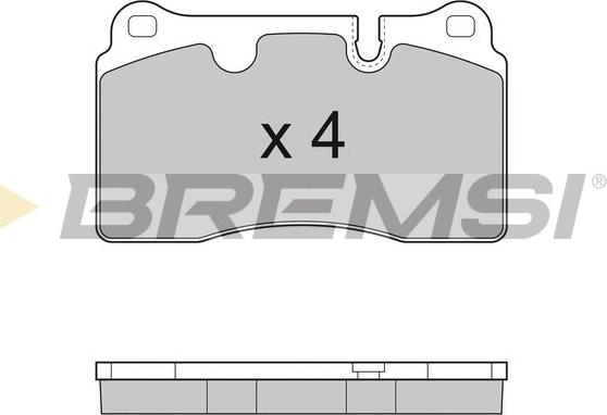 Bremsi BP3288 - Komplet Pločica, disk-kočnica www.molydon.hr