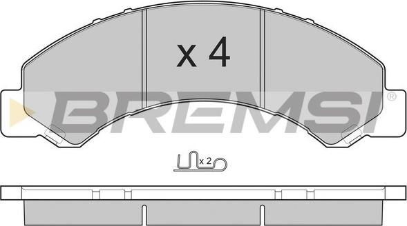 Bremsi BP3235 - Komplet Pločica, disk-kočnica www.molydon.hr