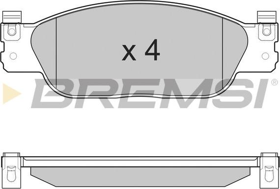 Bremsi BP3224 - Komplet Pločica, disk-kočnica www.molydon.hr