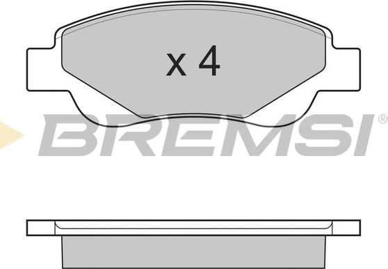 Bremsi BP3225 - Komplet Pločica, disk-kočnica www.molydon.hr