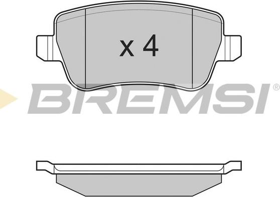 Bremsi BP3227 - Komplet Pločica, disk-kočnica www.molydon.hr