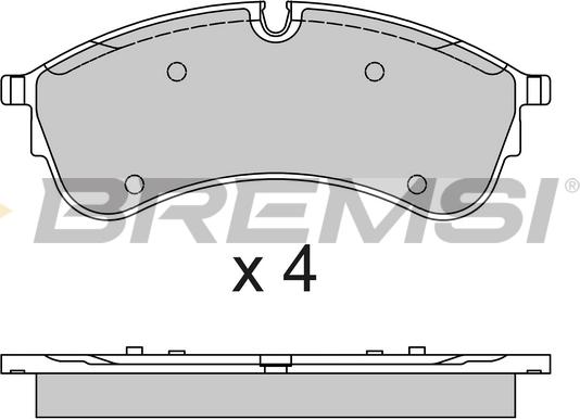 Bremsi BP3794 - Komplet Pločica, disk-kočnica www.molydon.hr