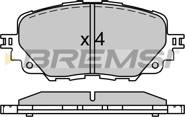 Bremsi BP3750 - Komplet Pločica, disk-kočnica www.molydon.hr