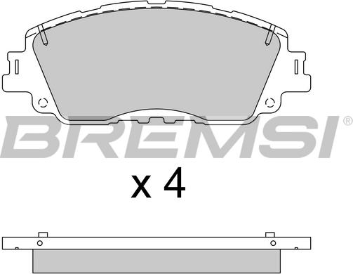 Bremsi BP3785 - Komplet Pločica, disk-kočnica www.molydon.hr