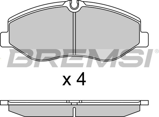 Bremsi BP3733 - Komplet Pločica, disk-kočnica www.molydon.hr