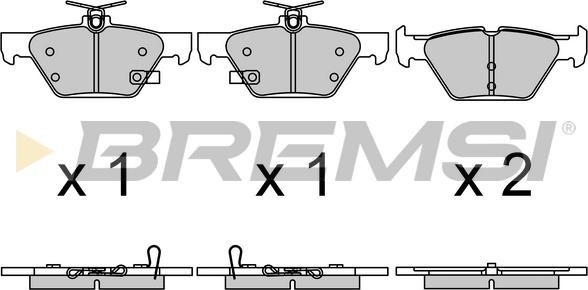 Bremsi BP3729 - Komplet Pločica, disk-kočnica www.molydon.hr