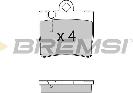 Bremsi BP2999 - Komplet Pločica, disk-kočnica www.molydon.hr