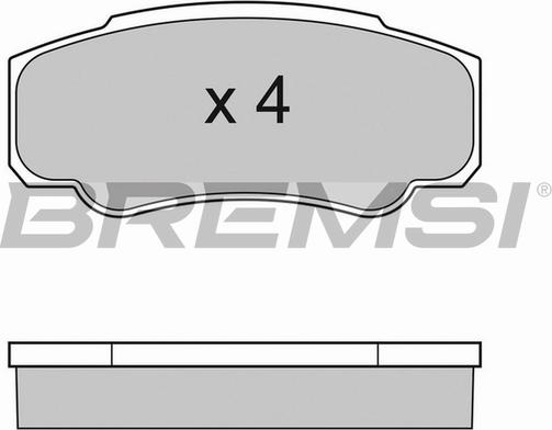 Bremsi BP2996TR - Komplet Pločica, disk-kočnica www.molydon.hr