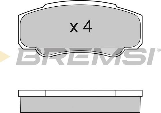 Bremsi BP2996 - Komplet Pločica, disk-kočnica www.molydon.hr