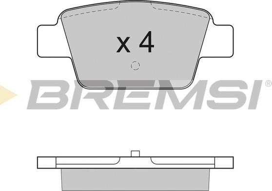 Bremsi BP2947 - Komplet Pločica, disk-kočnica www.molydon.hr