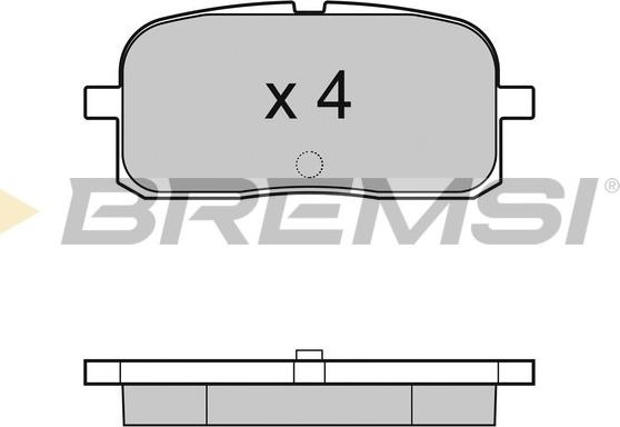 Bremsi BP2988 - Komplet Pločica, disk-kočnica www.molydon.hr