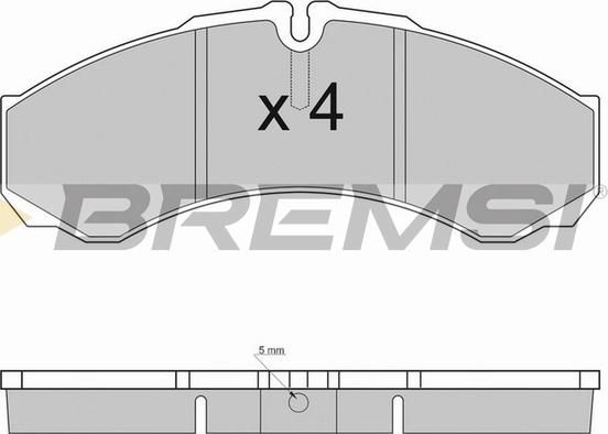 Bremsi BP2925TR - Komplet Pločica, disk-kočnica www.molydon.hr