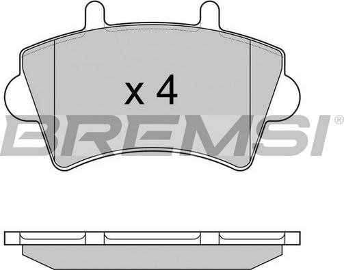 Bremsi BP2975TR - Komplet Pločica, disk-kočnica www.molydon.hr