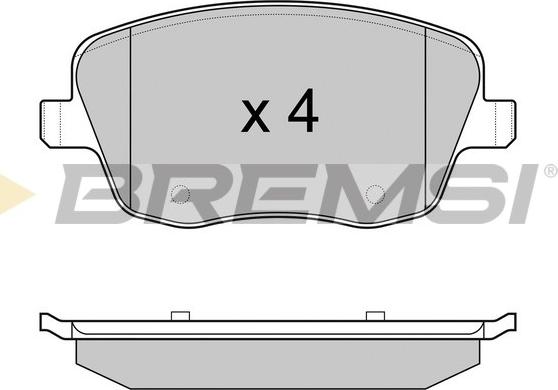 Bremsi BP2973 - Komplet Pločica, disk-kočnica www.molydon.hr