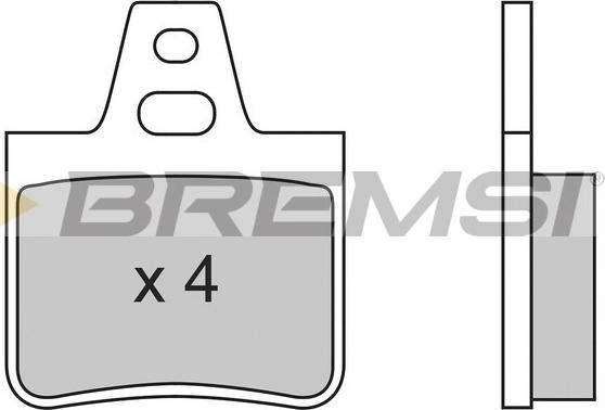 Bremsi BP2455 - Komplet Pločica, disk-kočnica www.molydon.hr