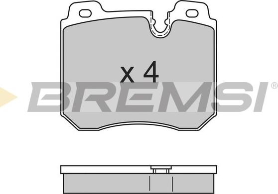 Bremsi BP2659 - Komplet Pločica, disk-kočnica www.molydon.hr