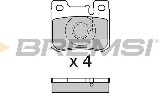 Bremsi BP2631 - Komplet Pločica, disk-kočnica www.molydon.hr