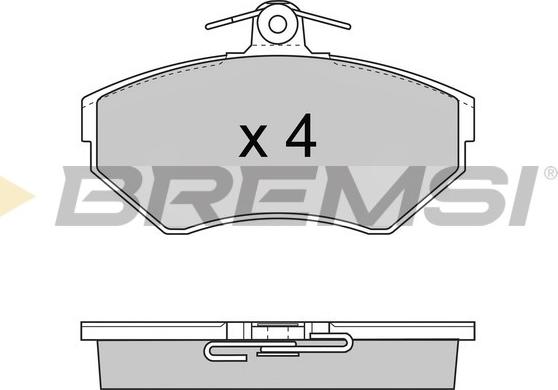 Bremsi BP2674 - Komplet Pločica, disk-kočnica www.molydon.hr