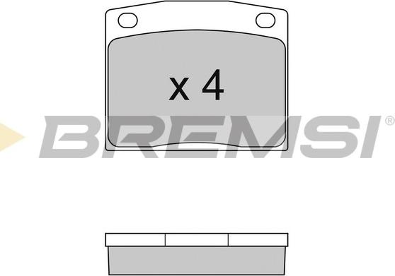 Bremsi BP2095 - Komplet Pločica, disk-kočnica www.molydon.hr