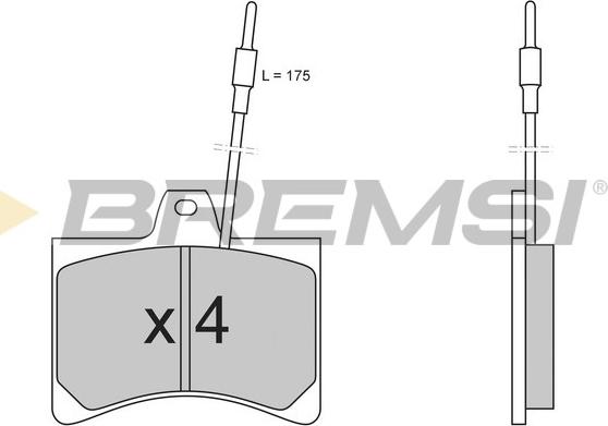 Bremsi BP2148 - Komplet Pločica, disk-kočnica www.molydon.hr